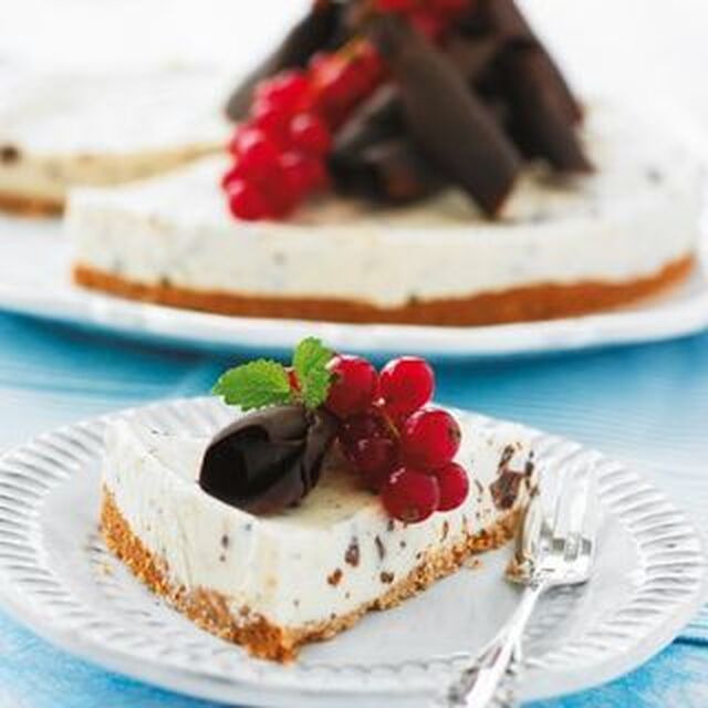 Cheesecake med vit choklad