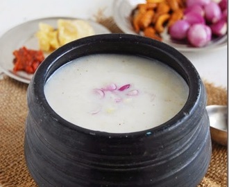 Kambu koozh / Pearl millet porridge/ Bajra porridge