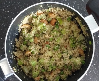 Quinoa met broccoli en cashewnoten