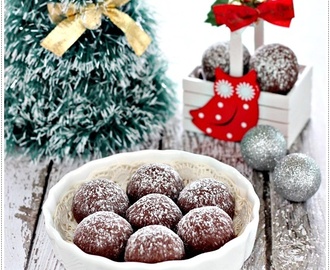 Chocolate Snowball Cookies 巧克力雪球