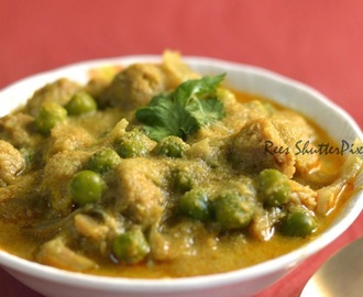 Soya Chunks Green Peas Curry Recipe | Easy Veg Side Dish Recipes