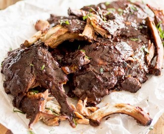 Slow Cooker BBQ Ribs – with Homemade BBQ Sauce
