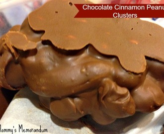 Chocolate Cinnamon Peanut Clusters #Recipe