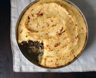 Vegan Lentil Shepherd’s Pie with Parsnip and and Potato Mash