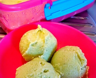 Avocado Coconut Lime Ice Cream (No Churn)