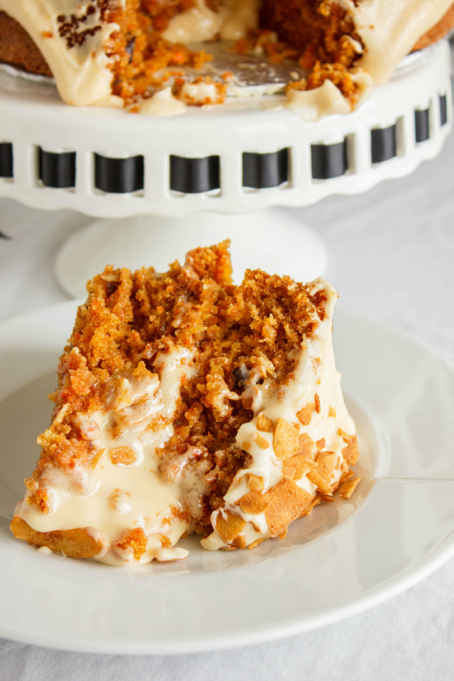 Naked Carrot Cake with a Brown Butter and Brown Sugar Buttercream