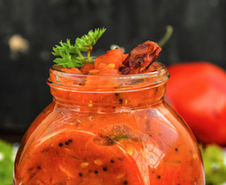Rajasthani Tomato Mustard Garlic Chutney