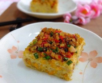 Steamed Carrot and Radish cake (红白萝卜糕)