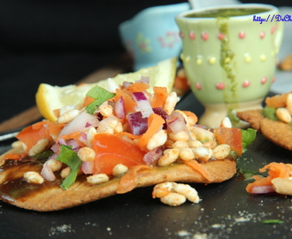 Layered Crackers Canapés/Chats