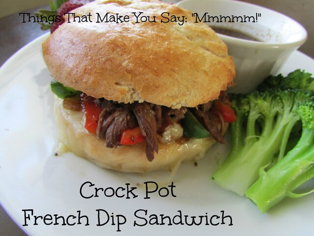 Crock Pot French Dip Sandwiches
