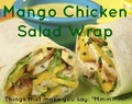 Mango Chicken Salad Wraps