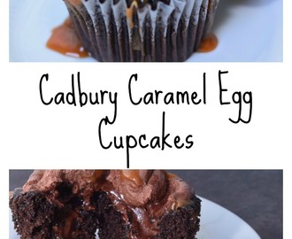 Cadbury Caramel Egg Cupcakes Recipe