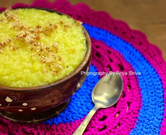 Sholeh Zard / Persian Saffron Rice Pudding
