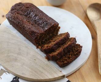 My Sticky Gluten Free Gingerbread Loaf Cake Recipe (dairy free and LOW FODMAP)