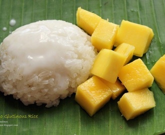 Mango Glutinous Rice 芒果糯米饭