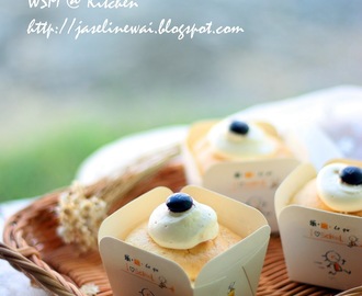 榴莲北海道杯子蛋糕 Durian Hakkaido Chiffon Cupcake