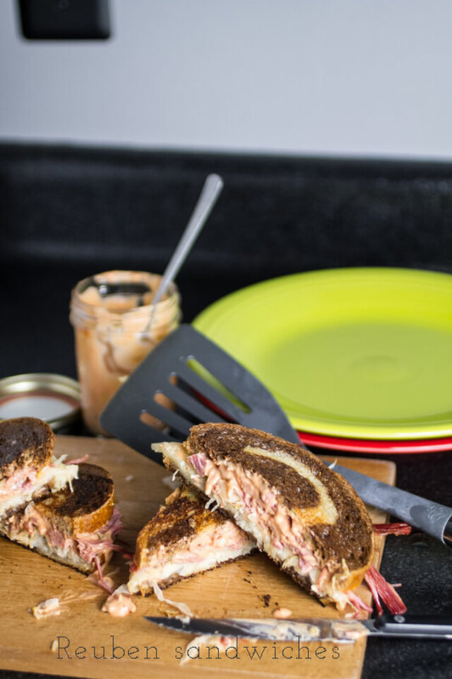 Leftovers: Homemade Reuben Sandwiches