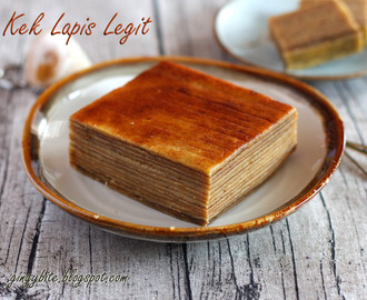 Kek Lapis Legit / Thousand Layer Cake 印尼千层糕