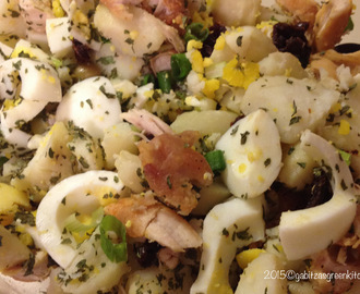 Chicken Potatoes Salad With Eggs