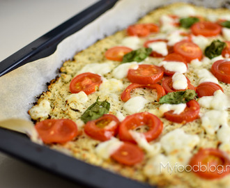 Bloemkool pizza (gezondere pizza!)