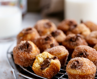 Nutella Churro Donut Holes