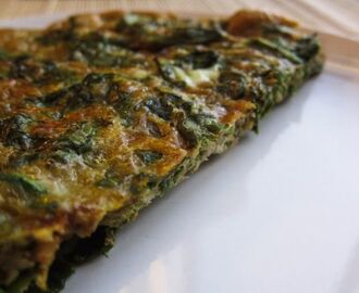 OVEN-BAKED RICOTTA AND SPINACH FRITTATA