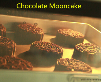 Chocolate mooncake巧克力烤皮月饼