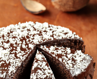 Шоколадно-кокосовый "Crazy cake" / "Crazy cake" de chocolate e coco