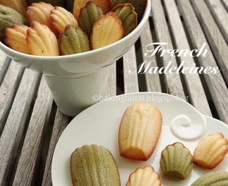French Classic & Matcha Madeleines 法式经典与抹茶马德莲蛋糕 （中英加图对照食谱）