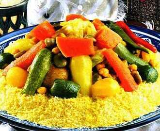 Couscous au khlii aux sept aux légumes