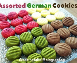German Melt-In-The-Mouth Butter Cookies 德国酥饼  (中英食谱教程）