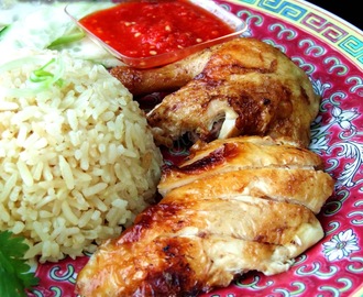 Hainanese Roasted Chicken Rice