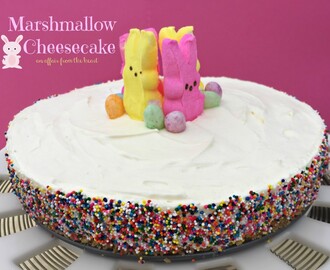 {no bake} Marshmallow Cheesecake