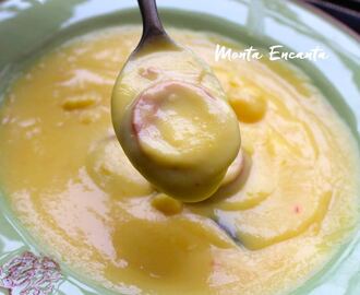 Sopa Creme de Mandioquinha com Cream Cheese
