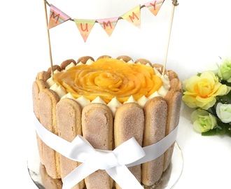 Mango Mousse Rose Cake- Happy Mothers Day!