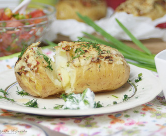 Ziemniaki zapiekane z pikantną marynatą