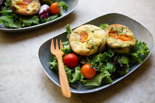 Spinach and Tomato Frittata for an Easy Egghead School Lunch