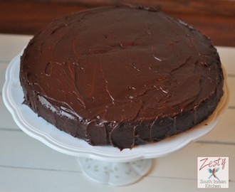 Devil‘s food cake with Chocolate Ganache  frosting