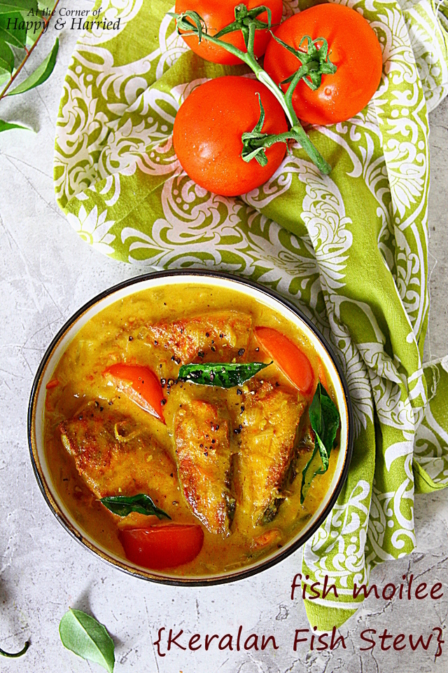 Fish Moilee {Keralan Fish Stew}