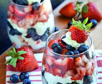 Red White and Blue Parfaits #SundaySupper