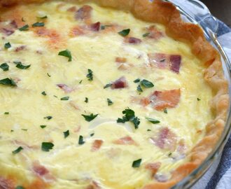 Bacon and Swiss Quiche