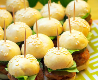 Mini hamburgery - koreczki