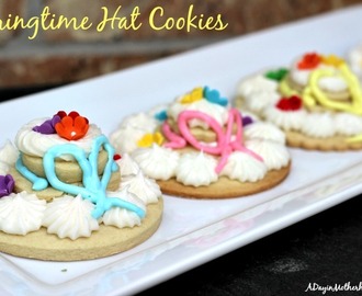 Springtime Hat Cookies