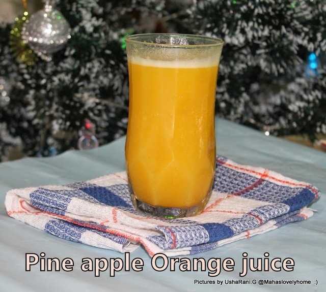 Pineapple Orange Juice | Quick and Easy Break fast Juices | Healthy Pineapple Drinks