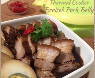 Thermal Cooker Braised Pork Belly 焖烧锅卤三层肉