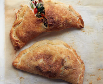 Meatball Calzones with Broccoli and Provolone