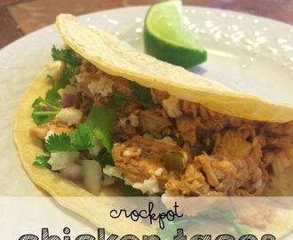 Celebrate Taco Tuesday The Easy Way!  Try These Easy Crockpot Chicken Tacos Tonight!