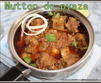 Mutton Do Pyaza | Mutton Do Piaza | Indian Style Mutton Dopiaza Curry | Easy Indian mutton Gravies For Rice and Roti | Gosht Curries