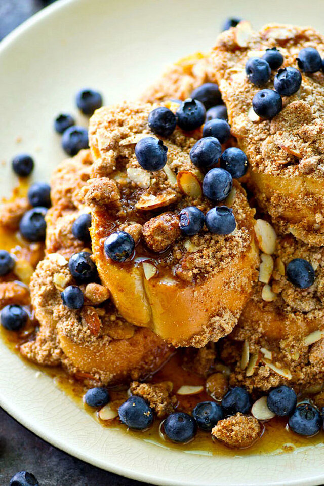 Baked Almond Streusel French Toast