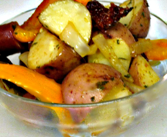 Pan Roasted Sausage and Vegetables